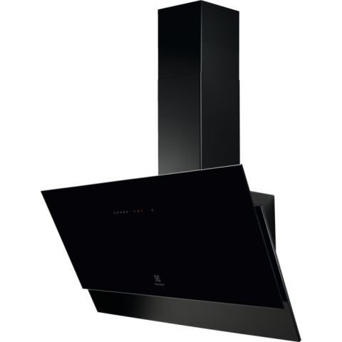 Hote - Hotă șemineu Electrolux LFV619K, 90 cm, Clasă energetică A, 700 m³/h, 3 viteze + Intensiv + Breeze, Hob2Hood, LED, Negru