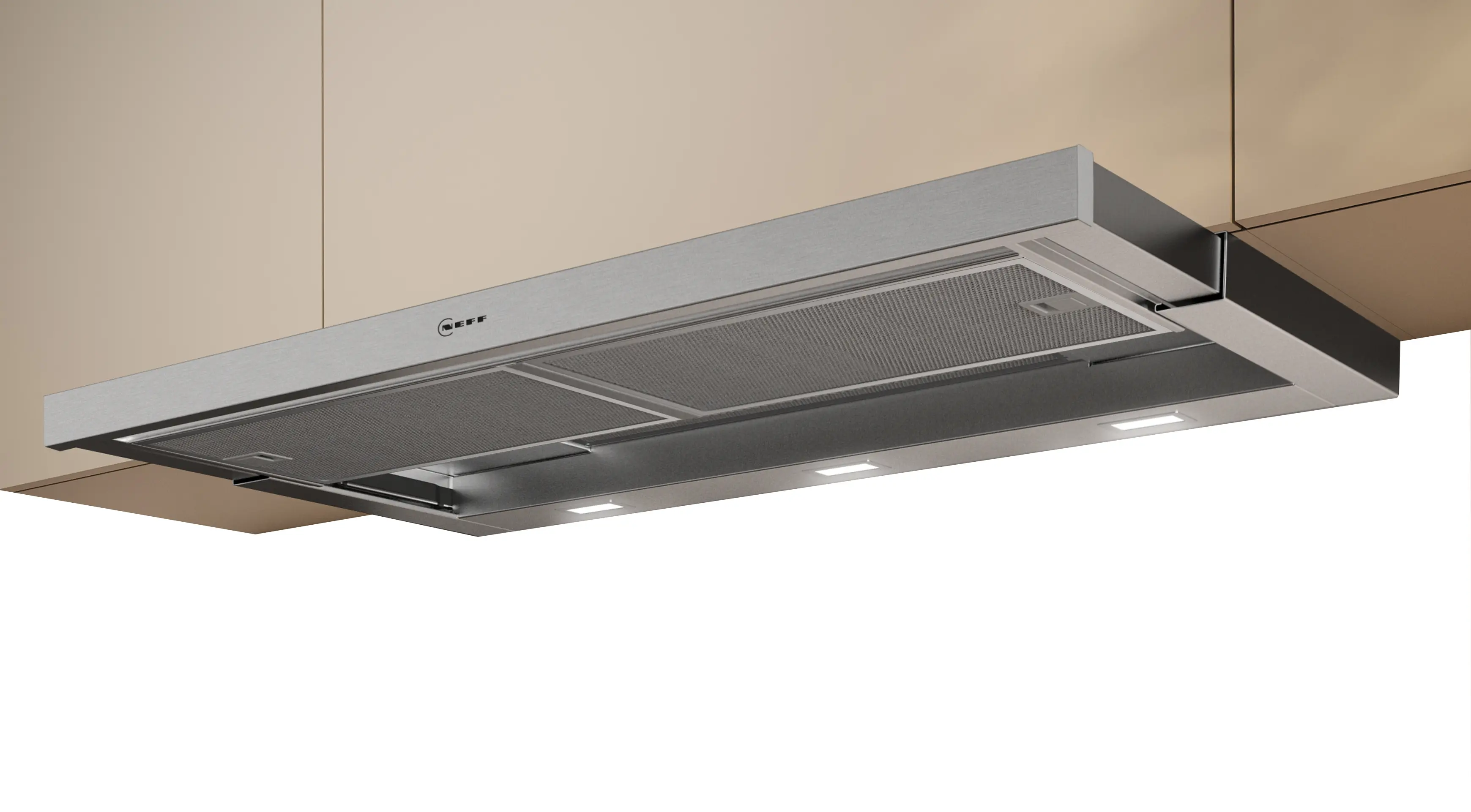 Electrocasnice - Hotă telescopică incorporabilă NEFF D49ML54X1 N70, 90 cm, 700 m³/h, LED, control electronic, inox