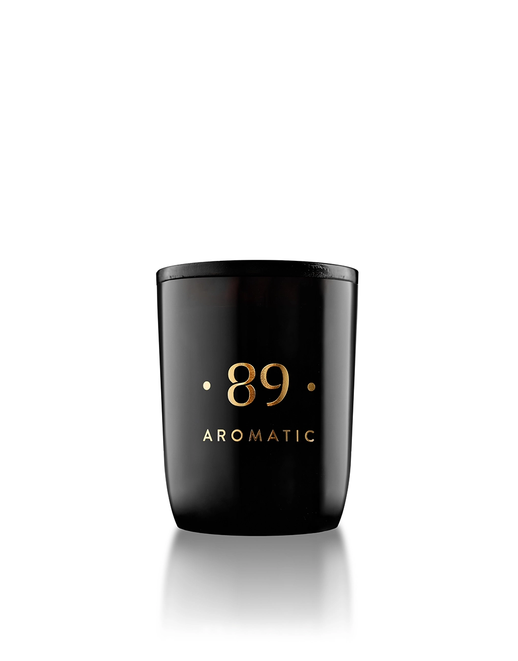 Lumânări parfumate - Lumânare parfumată Aromatic 89 din ceară de soia, în borcan de sticlă neagră, 200 g sau 350 g, 5 arome