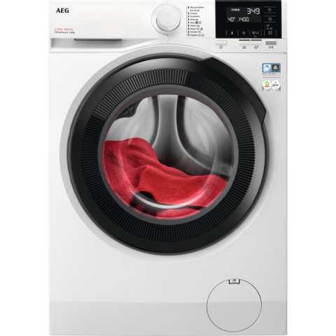 Masini de spalat rufe - Masina de spalat cu abur AEG LFR71844BE ProSteam cu incarcare frontala, clasa energetica A, capacitate 8 kg, 1400 rpm