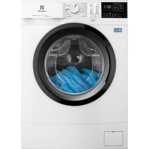 Electrocasnice - Mașină de spălat rufe compactă Electrolux EWS6426BE – 6 kg, PerfectCare600 cu SensiCare & Steam Anti-Allergy, TimeManager®, Clasa A, Alb