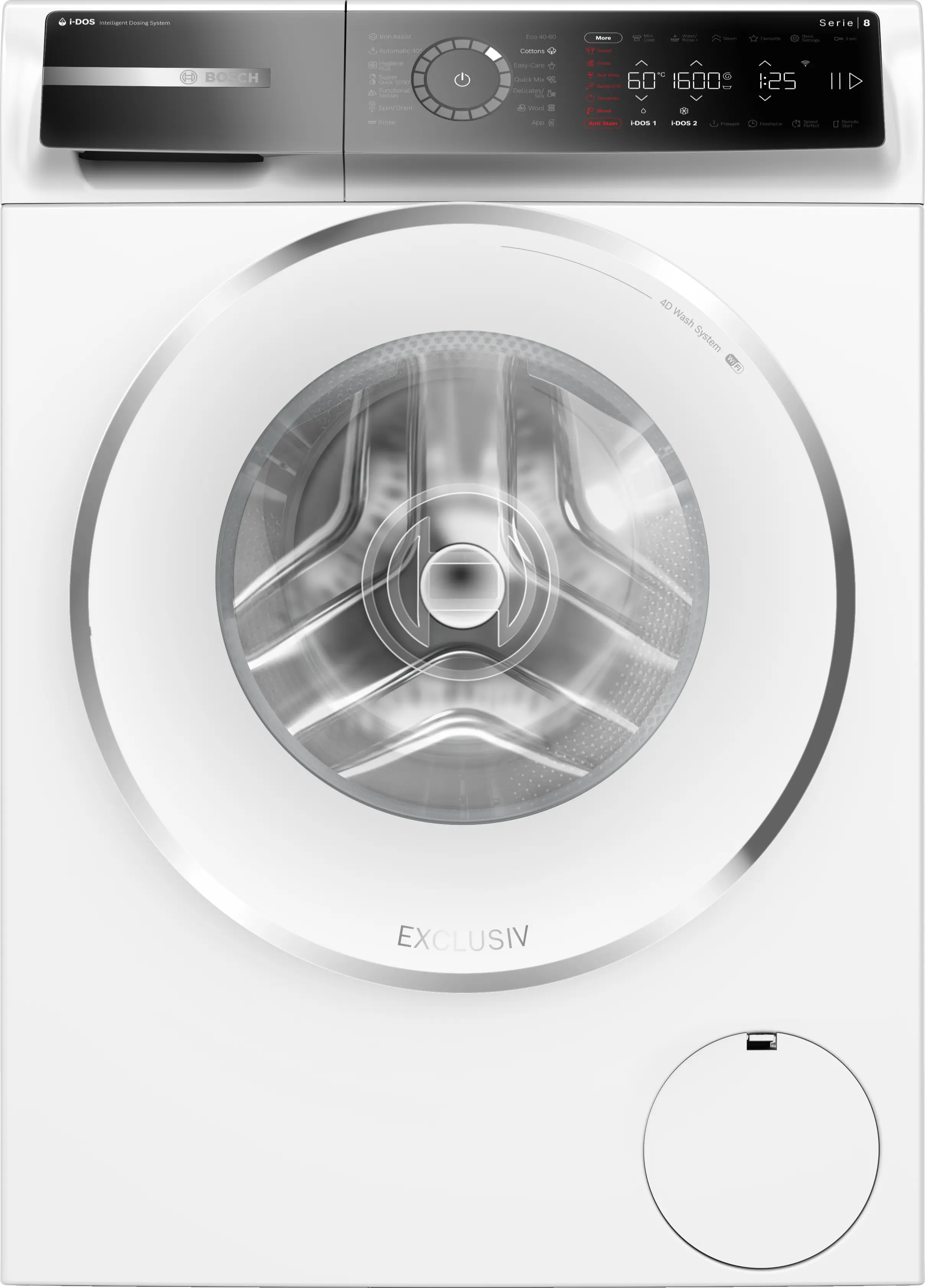 Electrocasnice - Mașină de spălat rufe Bosch Seria 8 WGB266A6BY, 11 kg, 1600 rpm, încărcare frontală, albă
