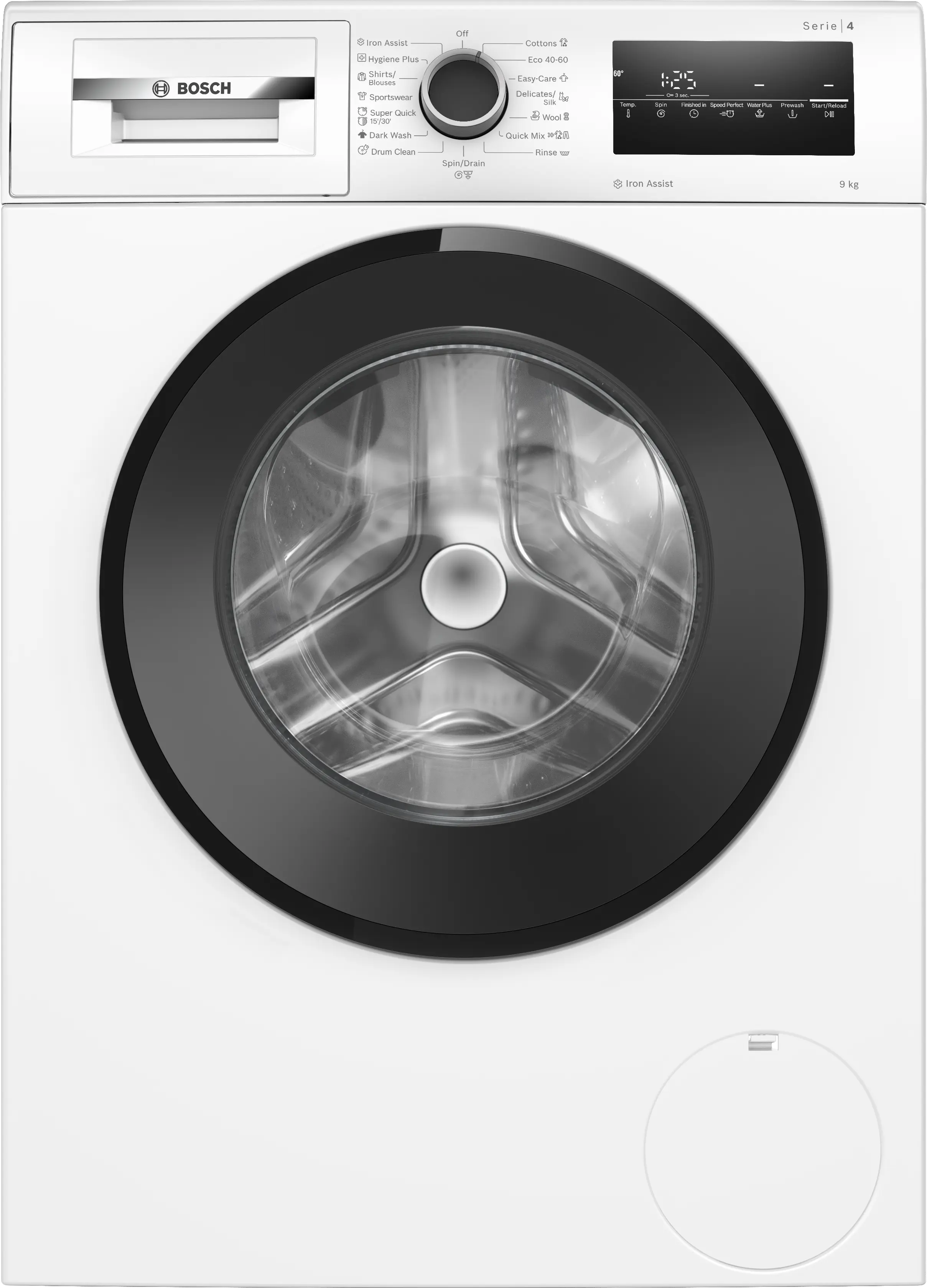 Masini de spalat rufe cu incarcare frontala - Mașină de spălat rufe Bosch Seria 4 WAN2826BBY, 9 kg, 1400 rpm, încărcare frontală, albă