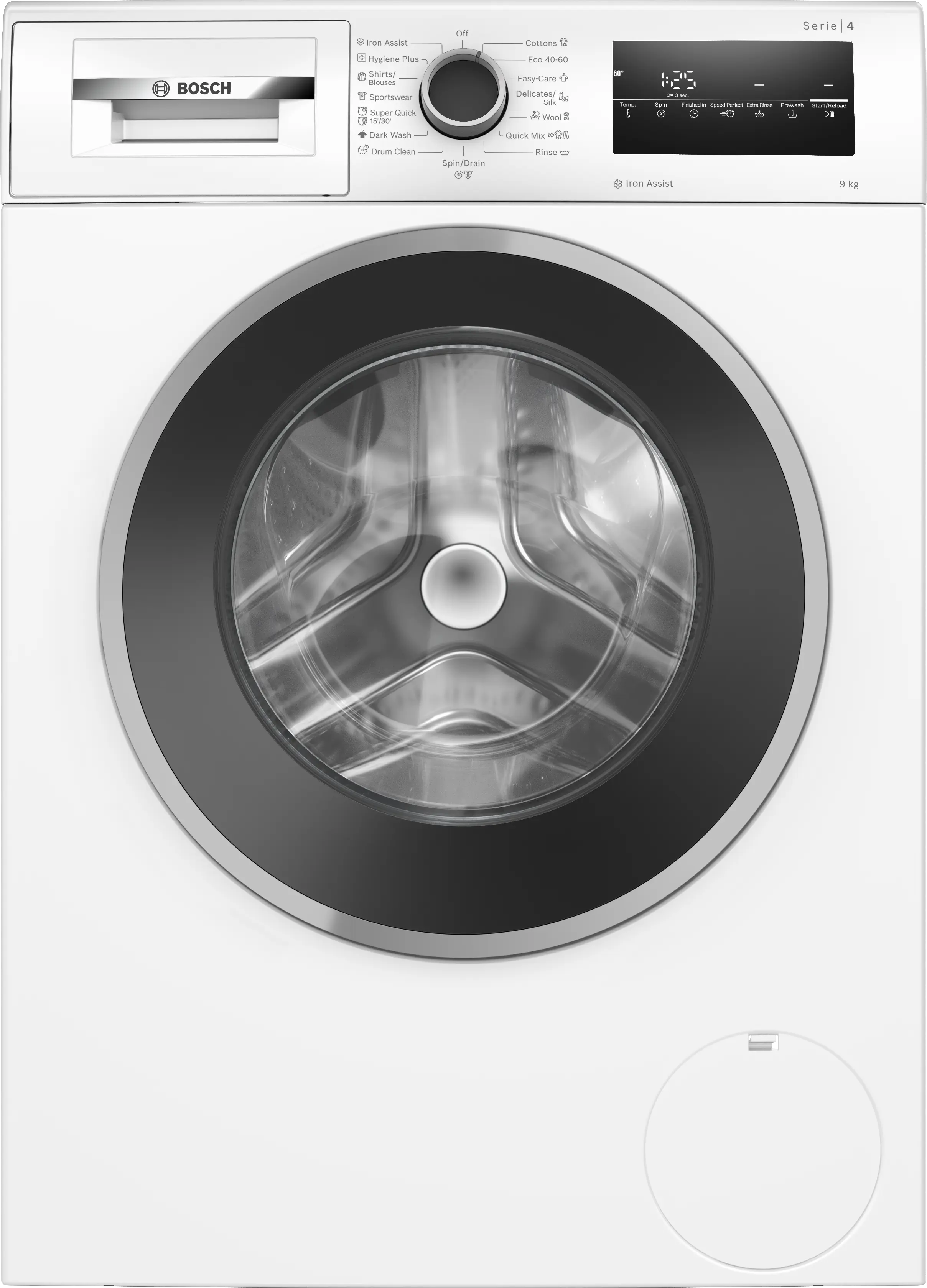 Masini de spalat rufe cu incarcare frontala - Mașină de spălat rufe Bosch Seria 4 WAN2826NBY, 9 kg, 1400 rpm, încărcare frontală, albă