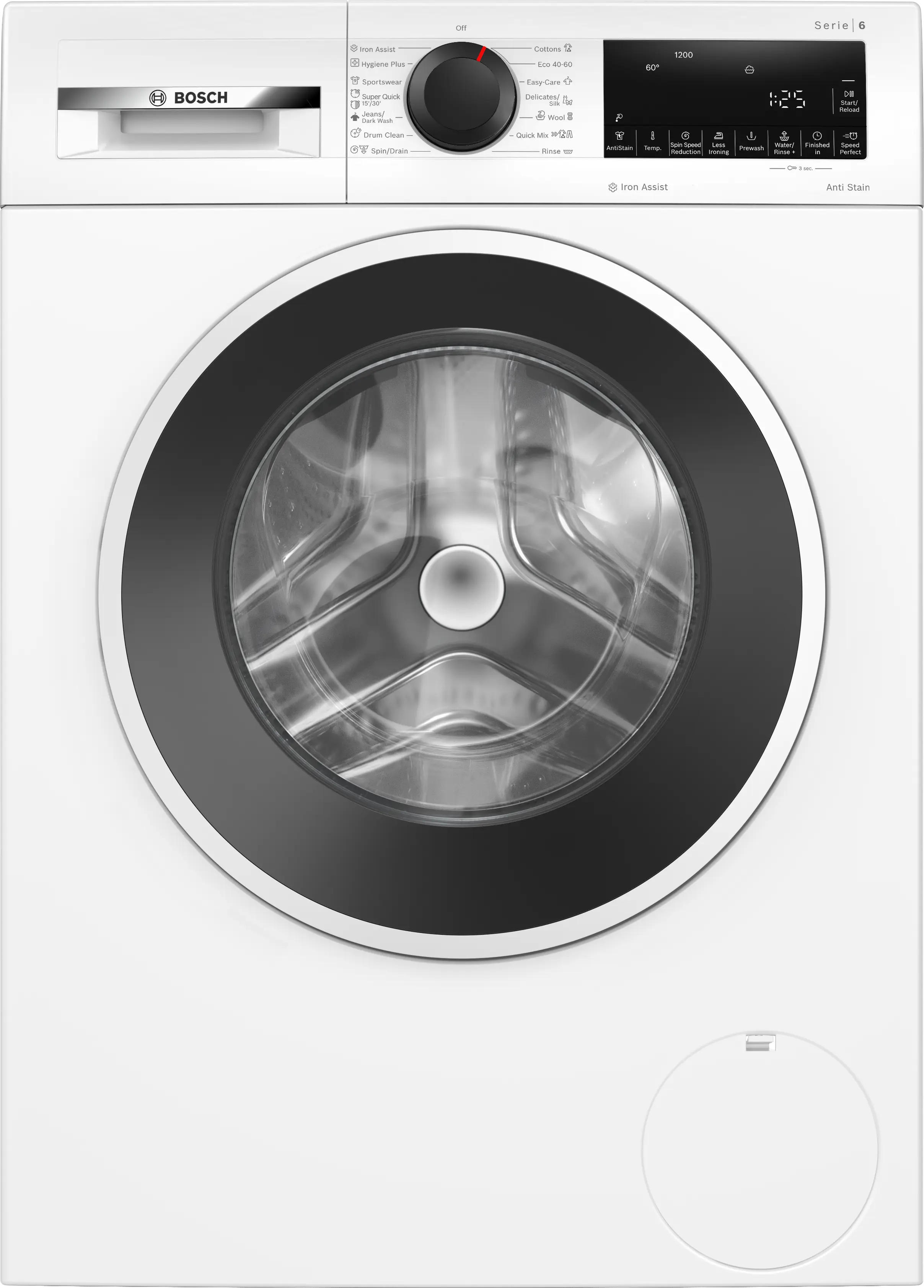 Masini de spalat rufe cu incarcare frontala - Mașină de spălat rufe Bosch Seria 6 WGG242Z2BY, 9 kg, 1200 rpm, încărcare frontală, albă