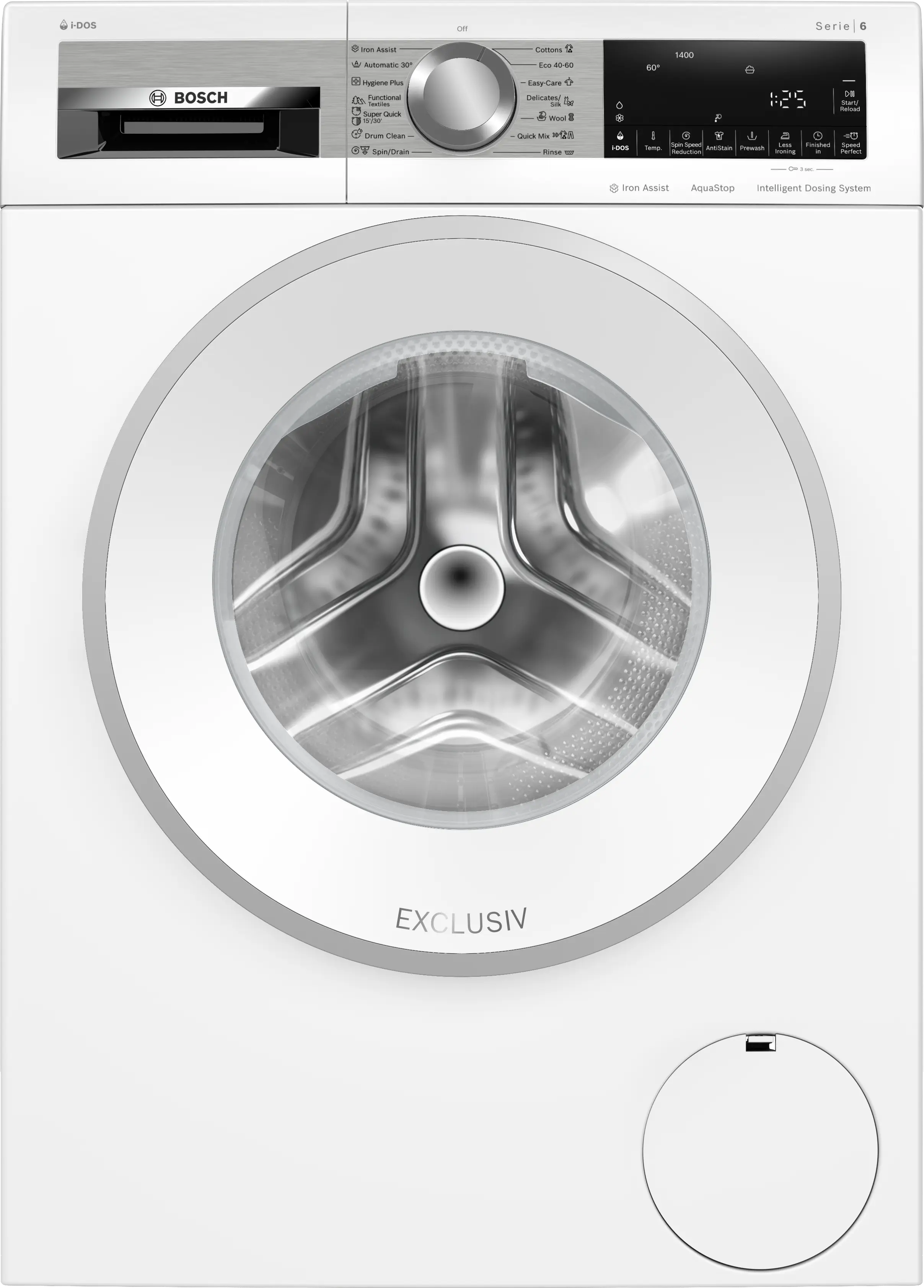Masini de spalat rufe cu incarcare frontala - Mașină de spălat rufe Bosch Seria 6 WGG244F9BY, 9 kg, 1400 rpm, încărcare frontală, albă