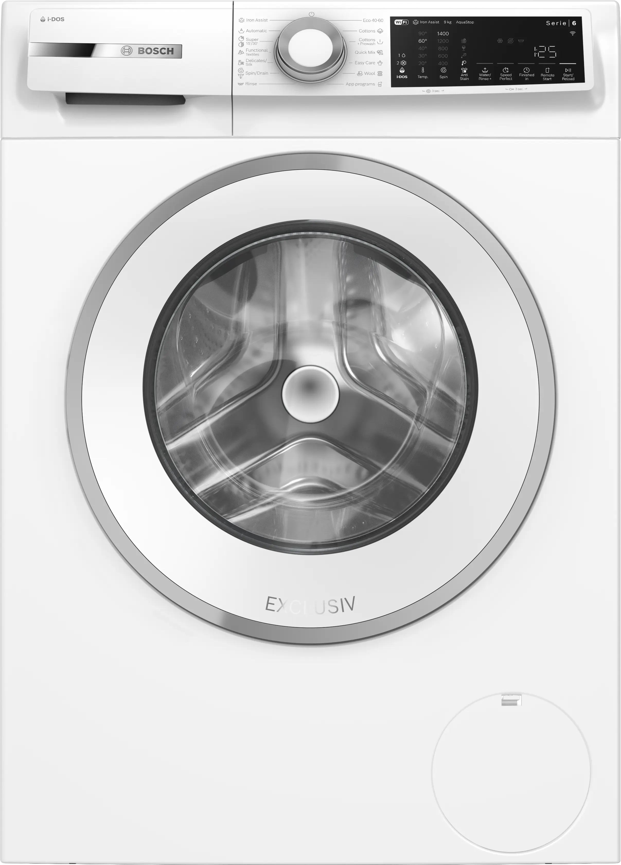 Masini de spalat rufe cu incarcare frontala - Mașină de spălat rufe Bosch Seria 6 WGJ244A1BY, 9 kg, 1400 rpm, încărcare frontală, albă