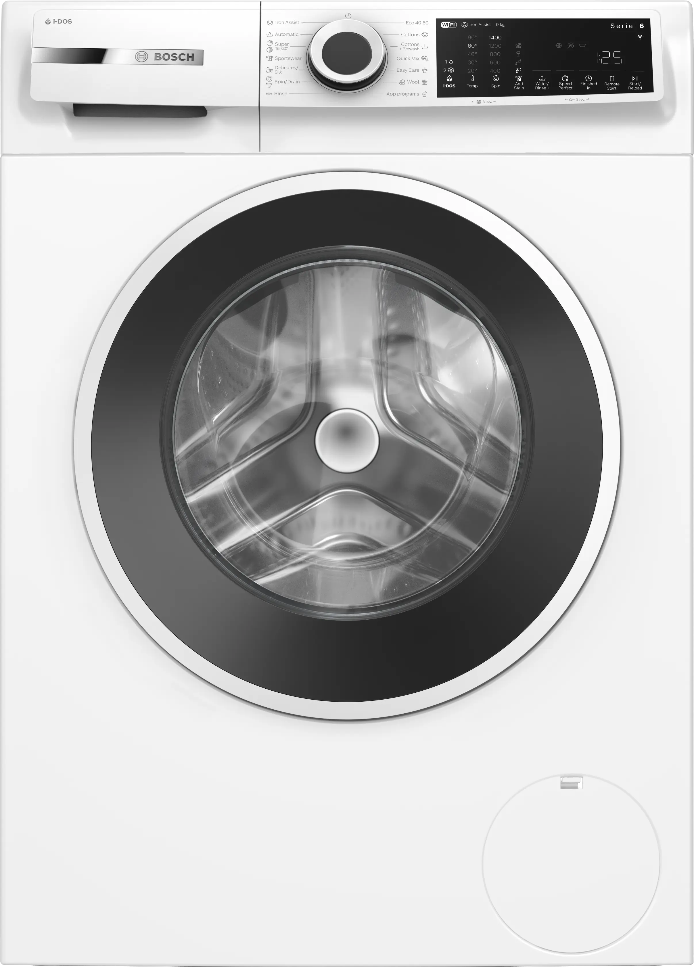 Masini de spalat rufe cu incarcare frontala - Mașină de spălat rufe Bosch Seria 6 WGJ244A2BY, 9 kg, 1400 rpm, încărcare frontală, albă