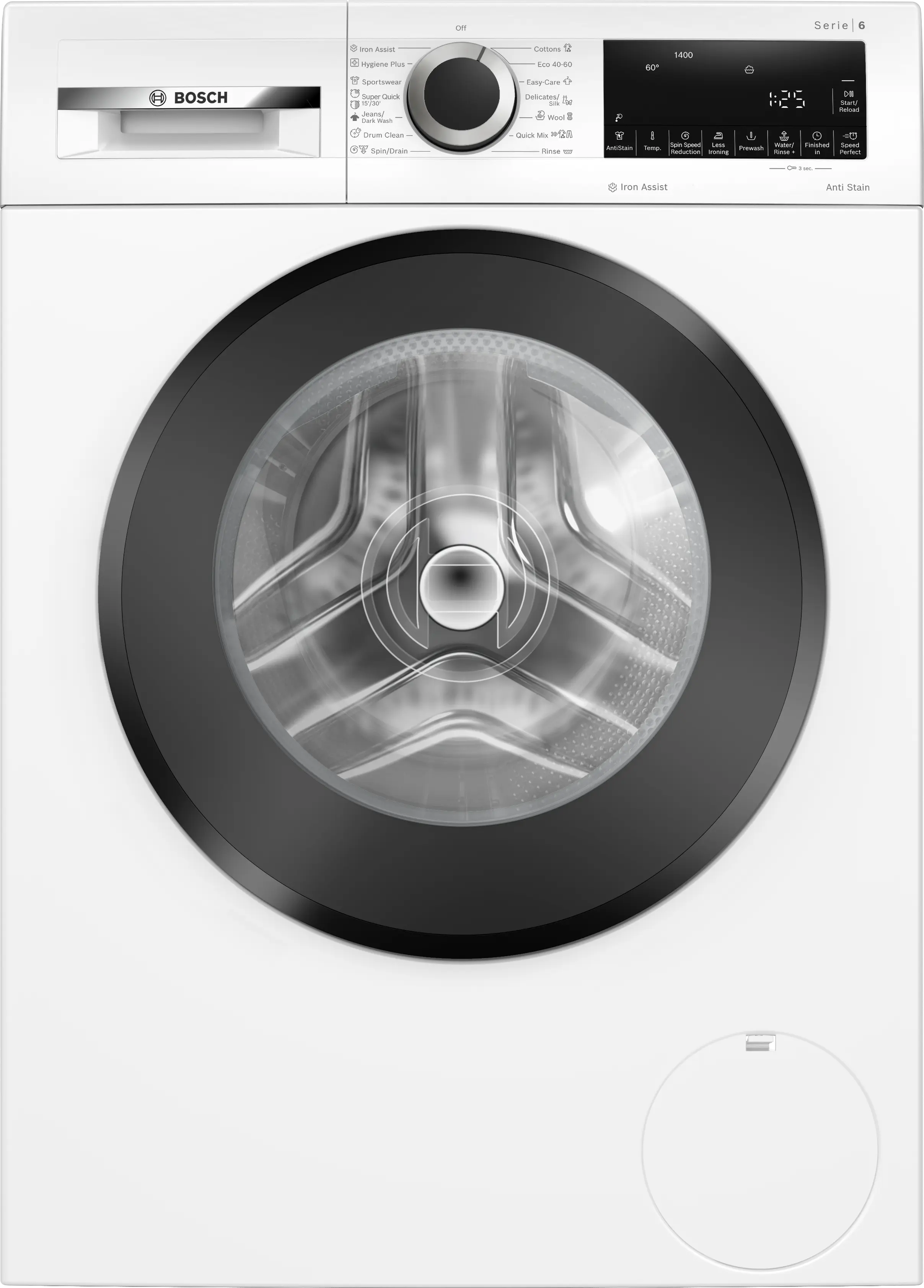 Masini de spalat rufe cu incarcare frontala - Mașină de spălat rufe Bosch Seria 6 WGG244Z5BY, 9 kg, 1400 rpm, încărcare frontală, albă