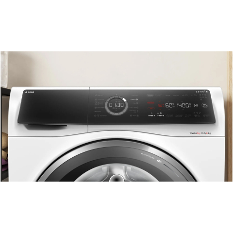 Masina de spalat rufe cu uscator Bosch Seria 8 WNC254A0BY, Spalare 10 kg, Uscare 6 kg, 1400 rpm, Clasa A, i-DOS, Iron Assist, Home Connect, Anti Stain, Auto Dry, Motor EcoSilence [8]