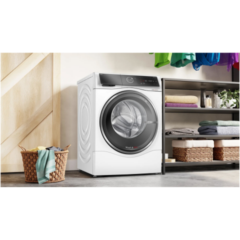 Masina de spalat rufe cu uscator Bosch Seria 8 WNC254A0BY, Spalare 10 kg, Uscare 6 kg, 1400 rpm, Clasa A, i-DOS, Iron Assist, Home Connect, Anti Stain, Auto Dry, Motor EcoSilence [5]