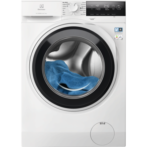 Electrocasnice - Mașină de spălat rufe Electrolux EW6F3484E – 8 kg, 1400 rpm, SensiCare & SteamCare cu FreshScent®, TimeManager®, Clasa A, Alb