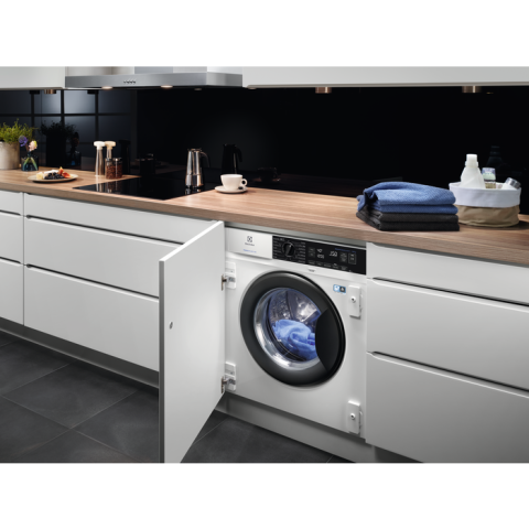 Ingrijirea rufelor si a vaselor - Mașină de spălat rufe incorporabilă Electrolux EW7N7F348SI – PerfectCare700 8 kg, 1400 rpm, SensiCare & SteamCare cu FreshScent, TimeManager®, Clasa B, Alb