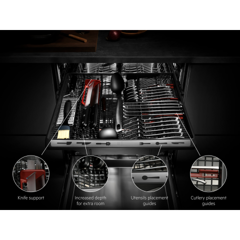 Masina de spalat vase AEG FFB73747PM, 15 seturi, 9 programe, Motor Inverter, Clasa D, AirDry, Afisaj digital, 60 cm, Inox [3]