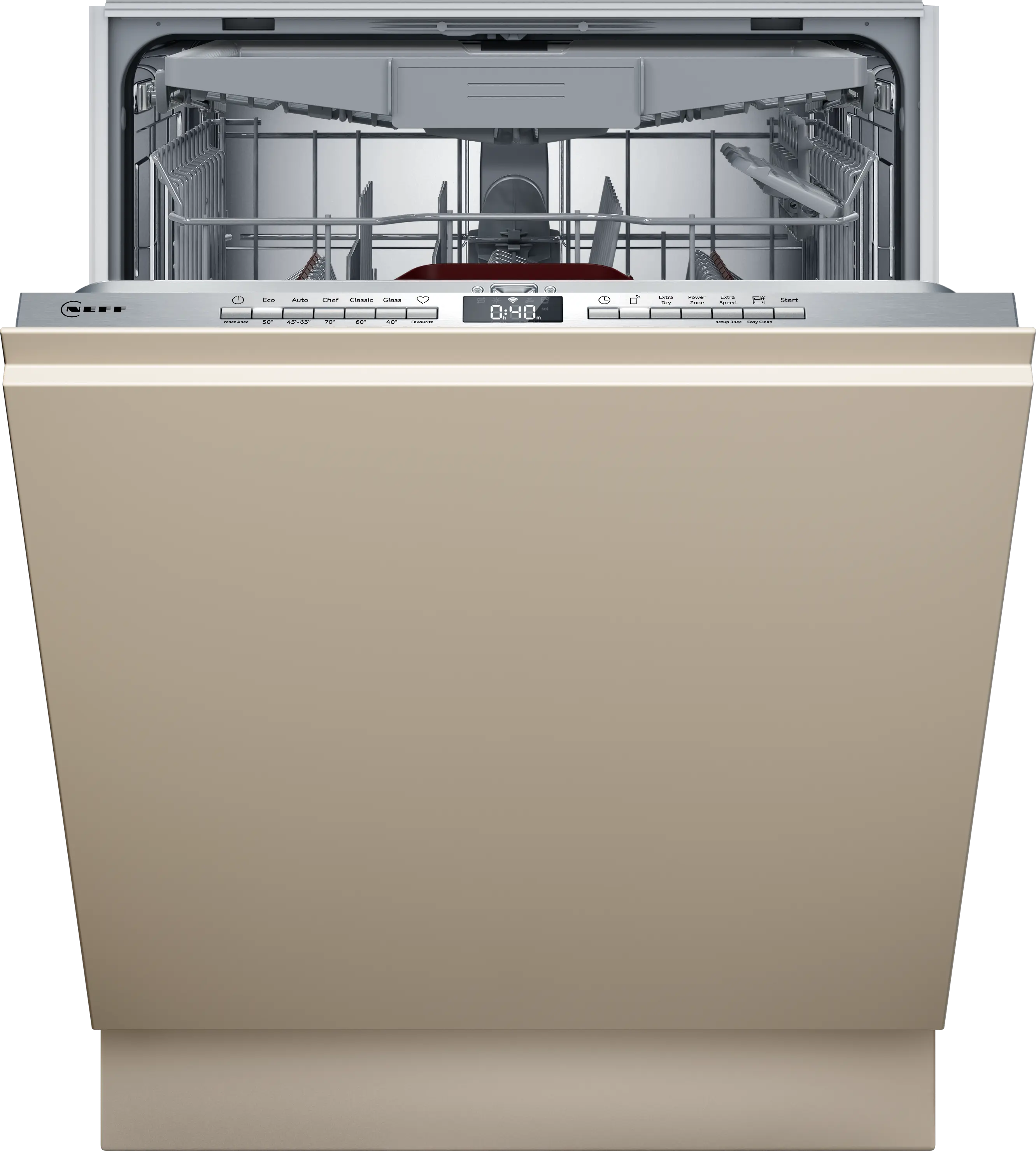 Electrocasnice - Mașină de spălat vase complet incorporabilă NEFF S155EVX04E N50, 60 cm, 14 seturi, Home Connect, OpenDry, 44 dB