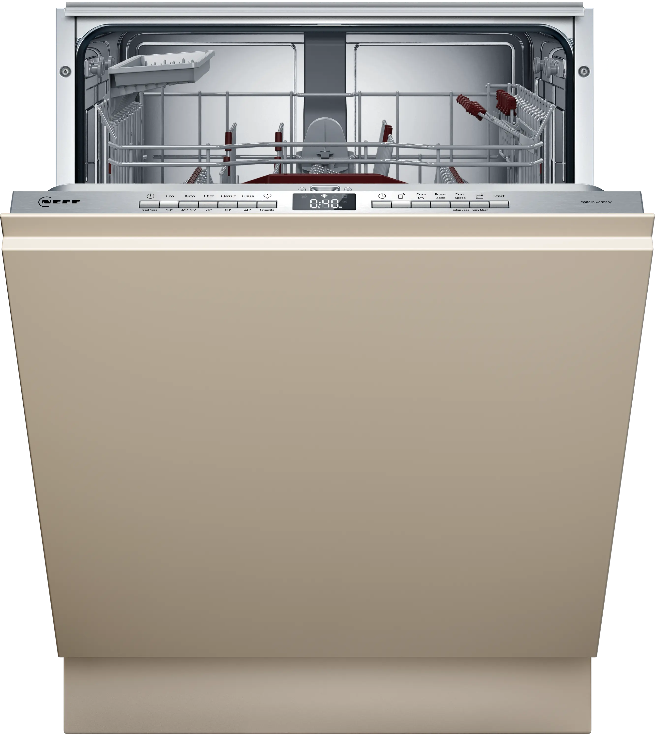 Electrocasnice - Mașină de spălat vase complet integrabilă NEFF N50 S155EB804E, 60 cm, Open Dry, Home Connect, 13 seturi, 42 dB, clasa A