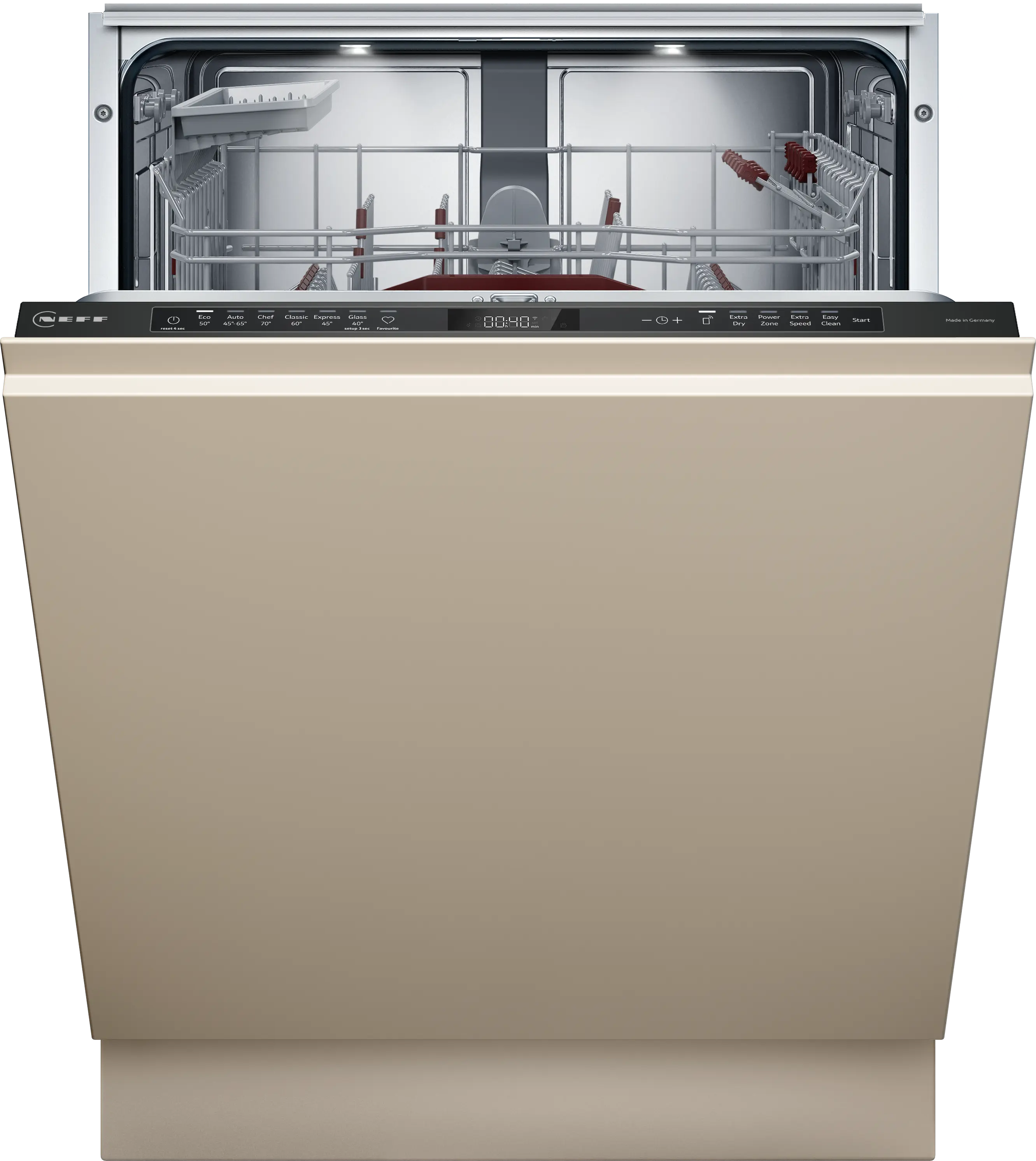 Electrocasnice - Mașină de spălat vase complet integrabilă NEFF N70 S187EB806E, 60 cm, Zeolith®, Home Connect, 13 seturi, 42 dB, clasa A