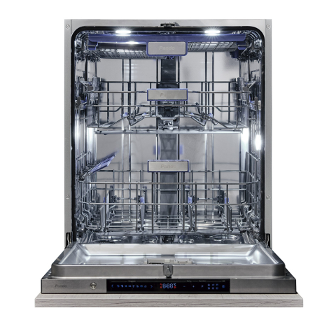 Incoporabile - Pando PLT-7461 Mașină de Spălat Vase Încorporabilă 60 cm, 16 Seturi, 8 Programe, Auto Open, AquaStop, 43 dB, Clasa B