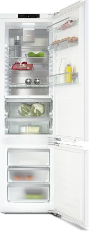 Electrocasnice - MIELE KFN 7844 C RE EU1 Combina frigorifica C, 273 l, 1938 mm înălțime, incorporabil, No Frost, alb