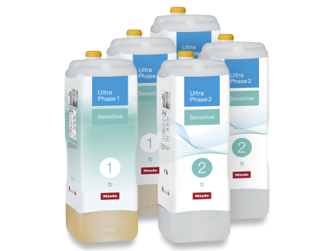 Detergenti pentru masina de spalat rufe - Miele UltraPhase 1 și 2 Sensitive, Miele Set UltraPhase Sensitive