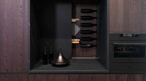 Bucatarie Dark Premium – Xtone Liem Black Nature & Roble Noche [4]