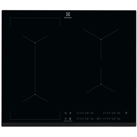 Electrocasnice - Plita electrica, Electrolux, EIV634, 60 cm, 4 zone de gatit, Negru
