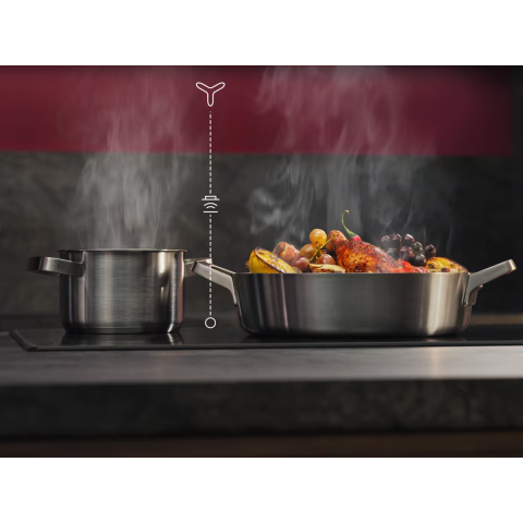 Plita incorpolabila AEG TI64IG00FB, inductie , 4 zone de gatit, Timer electronic, Flexi Bridge, Conectivitate hota, Booster, Functie Punte, 60 cm [5]