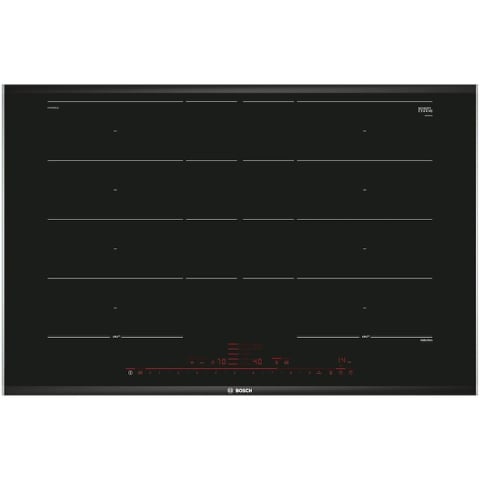 Plite incorporabile - Plita incorporabila Bosch Seria 8 PXY875DC1E, Inductie, 4 zone de gatit, MaxiFlex, PerfectFry, 80 cm