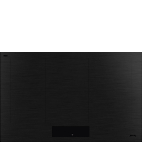 Plite inductie - Plita incorporabila cu inductie, Smeg SIM3864MB, 80 cm latime