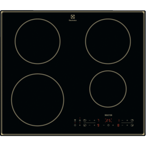 Electrocasnice - Plita incorporabila Electrolux CIR60430CB – Plită cu inducție 60 cm, 4 zone gătit, Touch Control, PowerBoost & Hob2Hood, Negru
