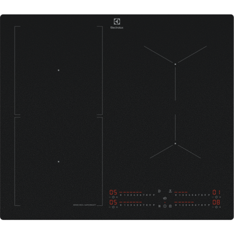 Electrocasnice - Plita incorporabila Electrolux EIS62453IZ, Inductie, 4 zone de gatit, Booster, Sense Boil, Timer electronic, Blocare de siguranta pentru copii, 60 cm, SaphirMatt