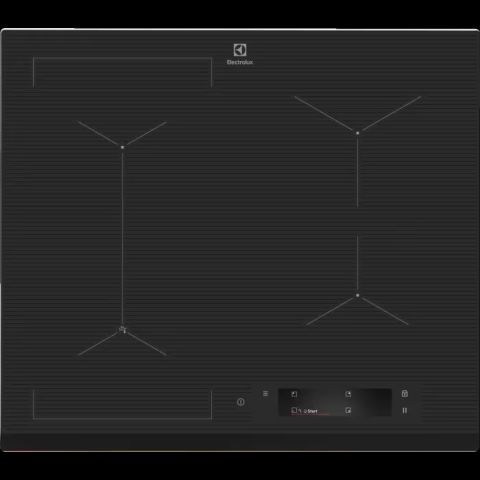 Electrocasnice - Plita incorporabilă Electrolux EIS6448 – Plită cu inducție 60 cm, 4 zone SenseFry® & Hob2Hood®, Negru