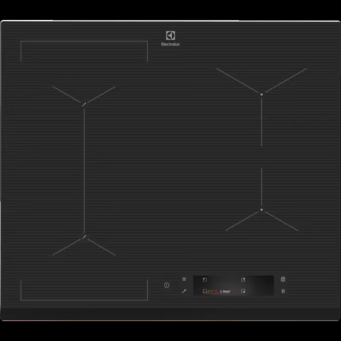Electrocasnice - Plita incorporabilă Electrolux EIS6648 – Plită cu inducție 60 cm, 4 zone de gătit cu SensePro®, Hob2Hood®, Bridge & Senzor temperatură wireless, Control tactil colorat, Negru