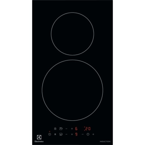 Electrocasnice - Plita incorporabila Electrolux LIT30230C, Inductie, 2 zone de gatit, Power boost, Control touch, 29 cm, Negru