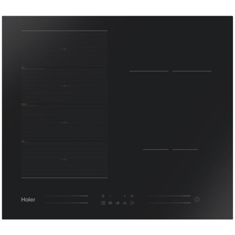 Plite inductie - Plita incorporabila vitroceramica inductie Haier HAMTP64MC, 60 cm, 6 zone, conectivitate WiFi