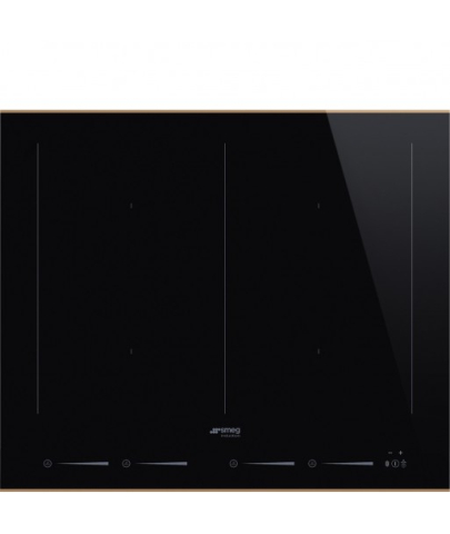 Plite inductie - Plita inductie SMEG Dolce Stil Novo, SIM6644R, 60 cm, 4 zone de gatit, multizone