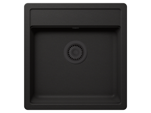 Set chiuveta bucatarie Schock Nemo N-100S 490 x 510 mm Cristalite Nero cu parti vizibile negru si baterie bucatarie Schock Prima negru thumbnail Chiuveta bucatarie Schock Nemo N-100S Cristalite Nero 4 [1]