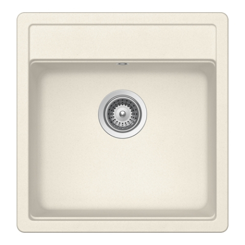 Set chiuveta bucatarie Schock Nemo N-100S 490 x 510 mm Cristalite Vanilla, bej deschis si baterie bucatarie Schock Prima Inox Periat [1]