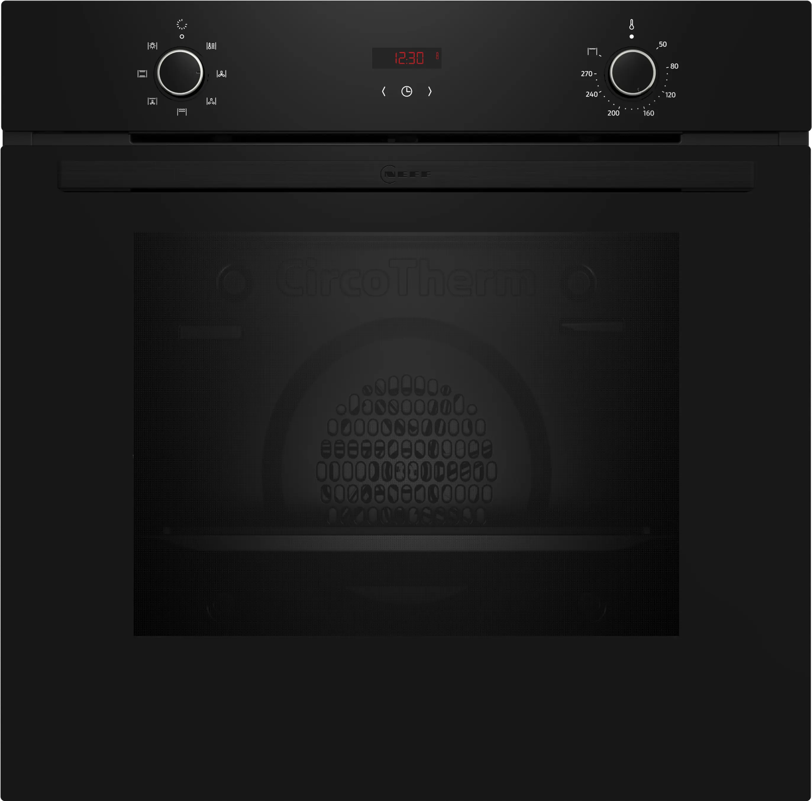 Electrocasnice - Set cuptor + plită vitroceramică NEFF BX36B0, 60 cm, cuptor 71 L CircoTherm®, plită electrică 4 zone TouchControl, sticlă ceramică neagră / inox