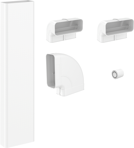 Consumabile & accesorii - Set de conducte plate Miele DFKS pentru evacuare, pentru KMDA 7476 / 7633 / 7634