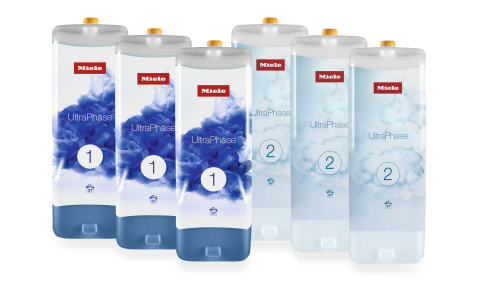 Detergenti pentru masina de spalat rufe - Set 6 UltraPhase Miele, 3 x UltraPhase 1 și 3 x UltraPhase 2 pentru TwinDos