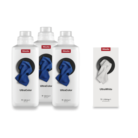 Detergenti pentru masina de spalat rufe - Set detergenți Miele UltraColor și UltraWhite