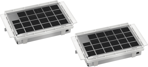 Consumabile & accesorii hote - Set filtre AirClean cu cărbune reactivabil Miele DKFS 31-R, 2 bucăți cu cadru, pentru hote DAS 2x20, 4x20 și 4x30