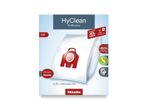 Consumabile & accesorii aspiratoare - Set Miele FJM Allergy XL HyClean 3D, 8 saci de aspirator și filtru HEPA SF-HA 50