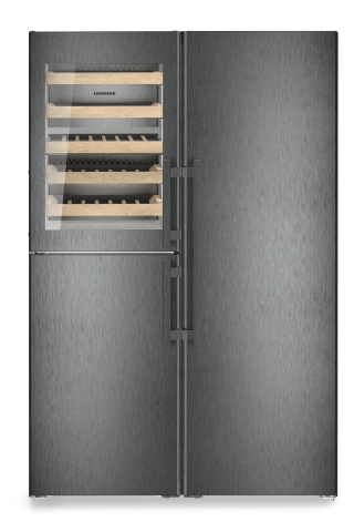 Aparate frigorifice - Side-by-side Liebherr XRCbs 5295, 689 l, BioFresh Professional, NoFrost, compartiment vin, BlackSteel