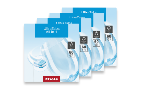 Detergenti pentru masina de spalat vase - UltraTabs All in 1, 240 tablete , Miele GS CL 2406 T