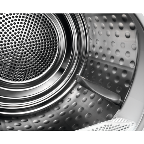 Uscator de rufe AEG TR838H4CE, Pompa de caldura, 8 kg, Clasa A+++, Motor Inverter, Display LED, Wi-Fi, Iluminare interioara, Alb [3]