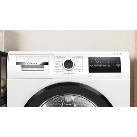 Uscator de rufe Bosch WTH83255BY, Pompa de caldura, 8 kg, 15 programe, AutoDry Technology, AntiVibration, Filtru EasyClean, Clasa D [1]