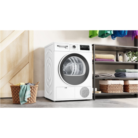 Uscator de rufe Bosch WTH83256BY, Pompa de caldura, 8 kg, 15 programe, Anti-sifonare, AutoDry Technology, EasyClean condenser, Clasa E [6]
