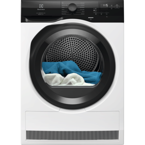 Electrocasnice - Uscător de rufe cu pompă de căldură Electrolux EW6D98BEE, capacitate 8 kg, clasa energetică D, Alb